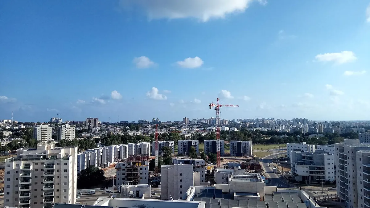 Skyline of the Agamim neighbourhood in Ashkelon