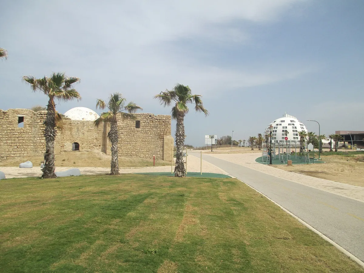 The beach promenade in Ashkelon