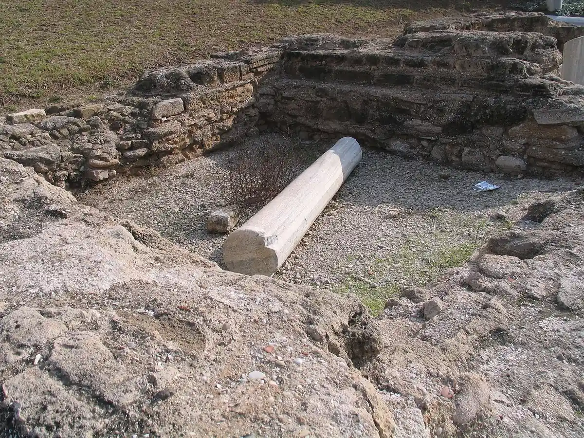 Remains of the Byzantine church in Barnea, Ashkelon